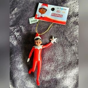 NWT Elf on the scout boy Christmas tree ornament